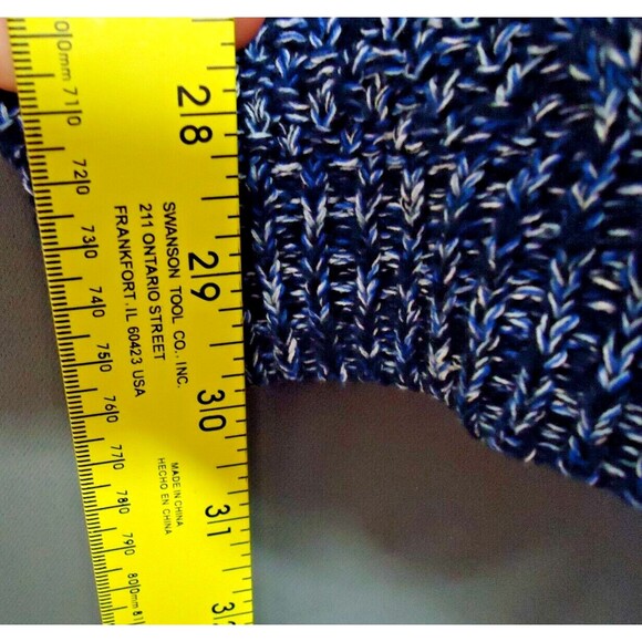 Studio Works Knit Long Sleeve Sweater Color Denim Marble (Blues) Womens Size 1X - Picture 10 of 11